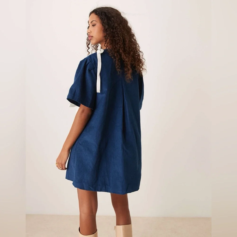 Carmen Cord Wrap Dress - Picture 3 of 4